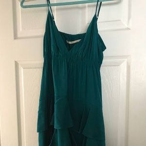Beautiful silk emerald green dress $65 Firm price